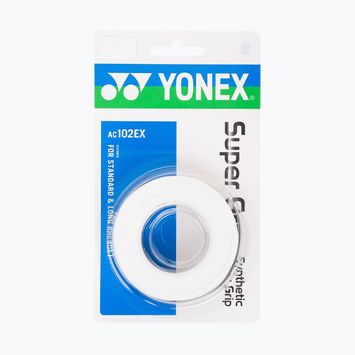 Owijki do rakiet badmintonowych YONEX AC 102 EX 3 szt. white