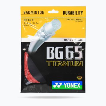 Naciąg badmintonowy YONEX BG 65 Set 10 m biały