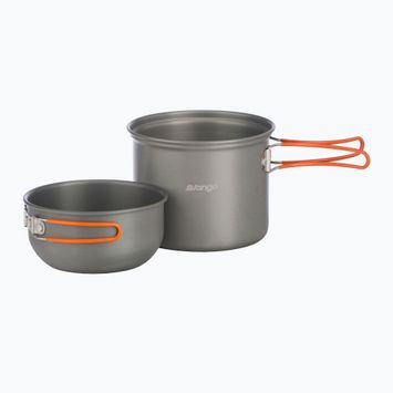 Zestaw naczyń turystycznych Vango Hard Anodised 1 Person Cook Kit grey