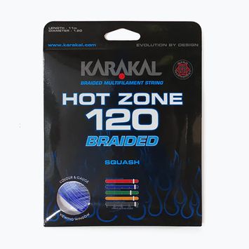 Naciąg do squasha Karakal Hot Zone Braided 120 11 m blue
