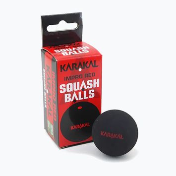 Piłki do squasha Karakal Impro Red Dot 12 szt. black