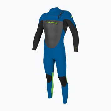 Pianka do pływania dziecięca O'Neill Youth Epic 3/2 mm Chest Zip Full ocean/black/dayglo