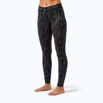 Spodnie termoaktywne damskie Surfanic Cozy Limited Edition Long John black zebra