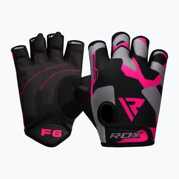 Rękawiczki treningowe RDX Sumblimation F6 pink