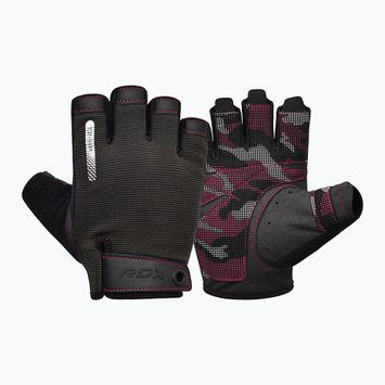 Rękawiczki treningowe RDX T2 Half pink
