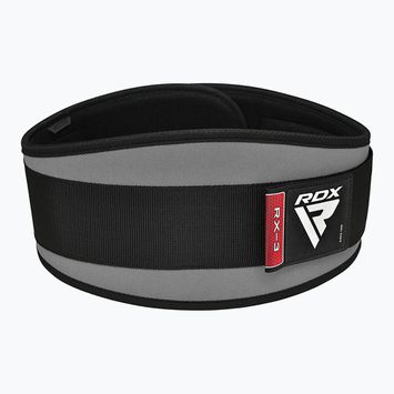 Pas do podnoszenia ciężarów RDX Weightlifting 6" Neoprene Gym X3 grey