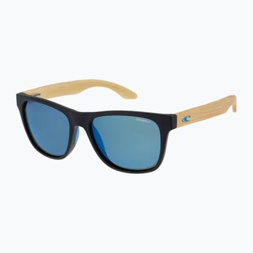 Okulary przeciwsłoneczne O'Neill ONS 9016-2.0 matte black/bamboo/blue mirror