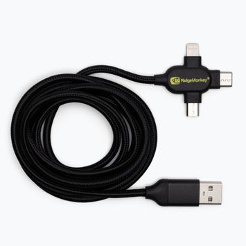 Kabel RidgeMonkey Vault USB-A to Multi Out czarny RM195