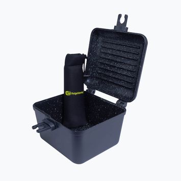 Zestaw produktów RidgeMonkey Connect Deep Pan and Griddle Granite Edition Rondel z Patelnią czarnych RM778