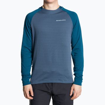 Longsleeve rowerowy męski Endura Singletrack Fleece ensign blue