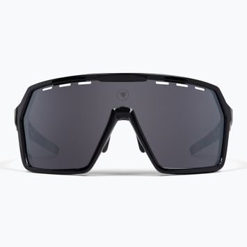 Okulary przeciwsłoneczne Endura Singletrack black/platinum revo smoke/clear silver flash mirror