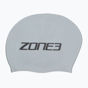 Czepek pływacki ZONE3 Long Hair silver