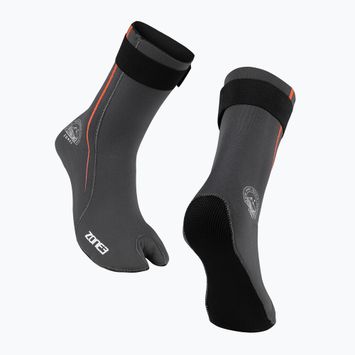 Skarpety neoprenowe ZONE3 Active Flex Swim 3 mm grey/orange