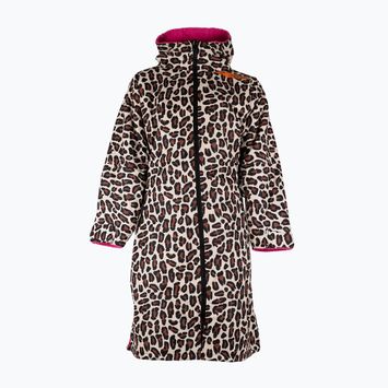 Szlafrok HUUB Changing Robe leopard pink