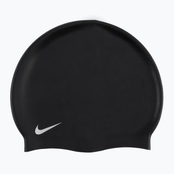 Czepek pływacki dziecięcy Nike Solid Silicone black