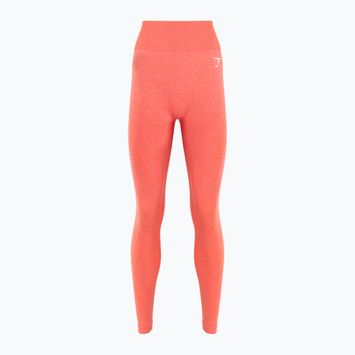 Legginsy treningowe damskie Gymshark Vital Seamless orange/marl