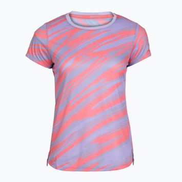 Koszulka do biegania damska Mizuno DAF Graphic Tee pastel lilac