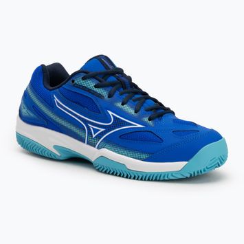 Buty do tenisa Mizuno Break Shot 4 CC mugen blue/ white/ river blue