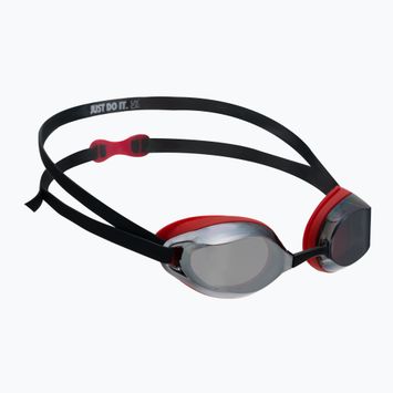 Okulary do pływania Nike Legacy Mirror 2022 red/black