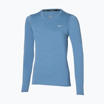 Longsleeve do biegania damski Mizuno Impulse Core Tee parisian blue