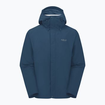 Kurtka przeciwdeszczowa męska Rab Downpour tempest blue