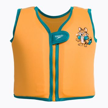 Kamizelka do pływania dziecięca Speedo Printed Float Vest aanadi orange/aquarium/black