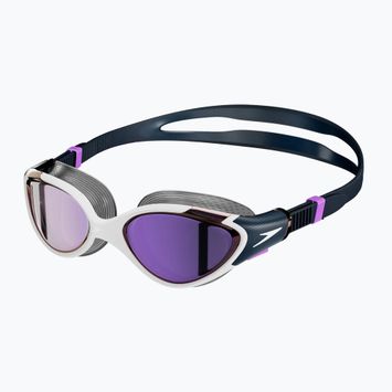 Okulary do pływania Speedo Biofuse 2.0 Mirror white/true navy/sweet purple
