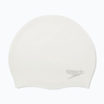 Czepek pływacki Speedo Plain Moulded Silicone white/silver