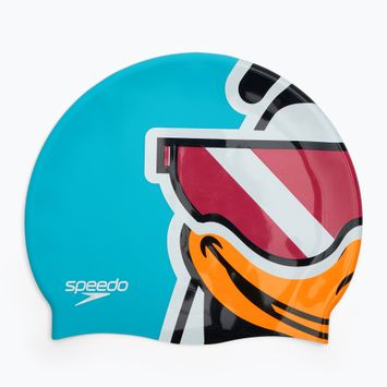 Czepek pływacki dziecięcy Speedo Printed Character chima kira azure