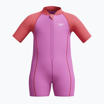 Pianka do pływania dziecięca Speedo Learn To Swim Neoprene neon violet
