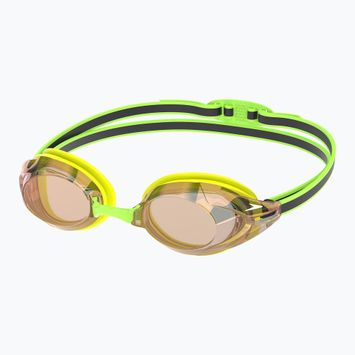 Okulary do pływania Speedo Vanquisher 3.0 Mirrored hyper yellow/grey/ablaze mirror