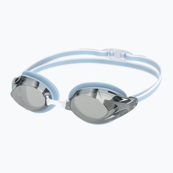 Okulary do pływania damskie Speedo Vanquisher 3.0 Mirrored hawaiian sky/grey/silver mirror