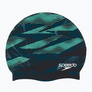 Czepek pływacki Speedo Printed Silicone dark teal semi tide