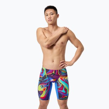 Jammery pływackie męskie Speedo Fastskin LZR Pure Valor 2.0 Jammer molten blur/cobalt pop print