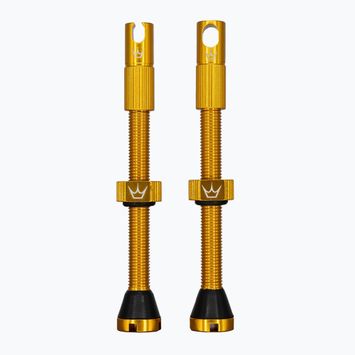 Zestaw wentyli presta Peaty's X Chris King MK2 Tubeless Valves 60 mm gold