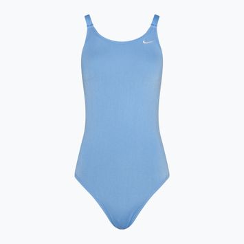 Strój pływacki jednoczęściowy damski Nike Hydrastrong Solid Fastback university blue