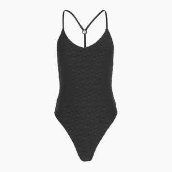 Strój pływacki jednoczęściowy damski Nike Swoosh Link Y-Back black