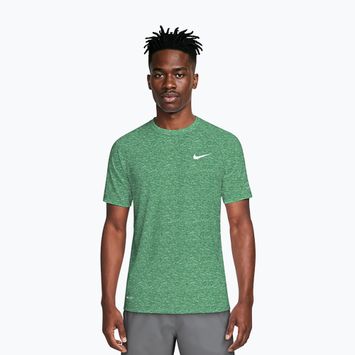 Koszulka do pływania męska Nike Heather Hydroguard malachite