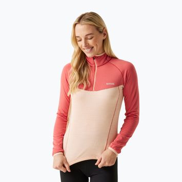 Bluza trekkingowa damska REGATTA Hepley mineral red/peach parfait marl