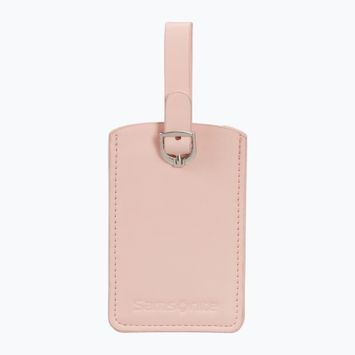 Zawieszka do bagażu Samsonite Rectangle Luggage Tag X2 pale rose pink