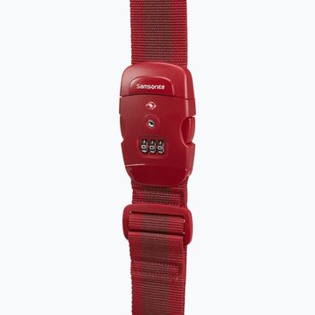 Pas spinający do walizki Samsonite Luggage Strap/Tsa Lock red