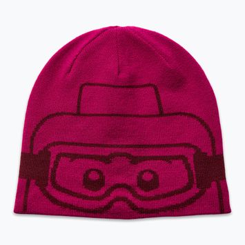 Czapka zimowa dziecięca LEGO Lwazun 723 dark pink