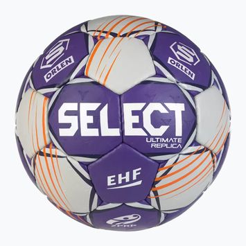 Piłka do piłki ręcznej SELECT Ultimate Replica Orlen Superliga v24 EHF grey/purple rozmiar 0