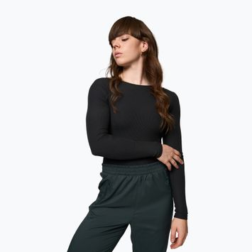 Body treningowe damskie Girlfriend Collective Ava Scoop Back black