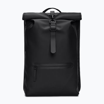 Plecak miejski Rains Rucksack Rolltop 17 l black