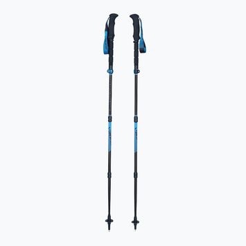 Kije trekkingowe Viking Meru One Touch black/blue