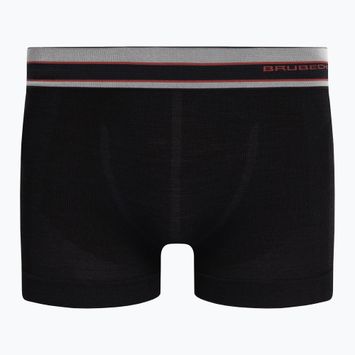 Bokserki termoaktywne męskie Brubeck Active Wool czarny