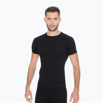 Koszulka termoaktywna męska Brubeck Active Wool czarny