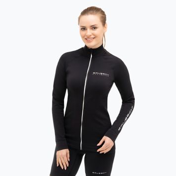 Bluza termoaktywna damska Brubeck Athletic Full Zip czarny/czarny