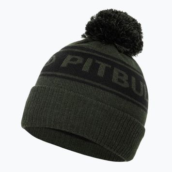 Czapka zimowa męska Pitbull Beanie Vermel olive/black